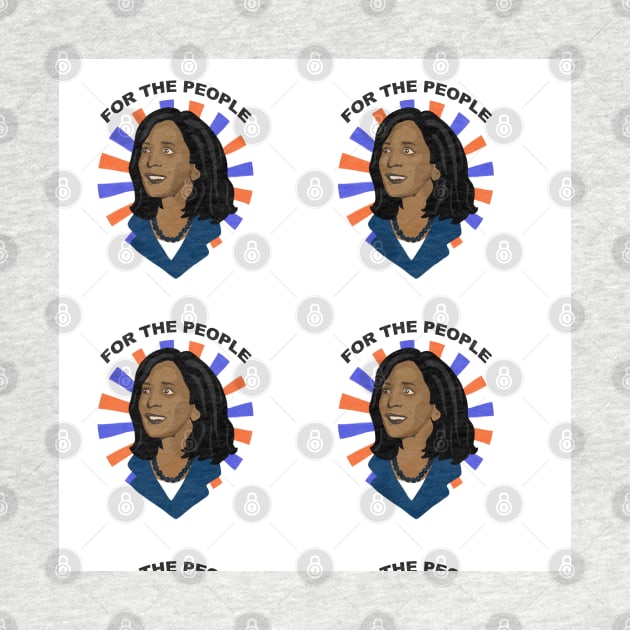 Kamala Harris by Sandra Hutter Designs